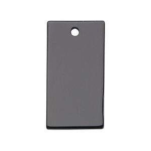 Black onyx 1pkg2, flat rectangle focal 32x17mm