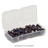 Organizer, Dot Box™, plastic, clear, 2-1/2 x 1-1/4 x 1/2 inch rectangle with pop-up lid. Sold per pkg of 4. image number 0