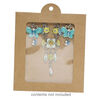 Necklace and earring hanger envelope, kraft paper and PET plastic, 6x4 inches with window. Sold per pkg of 10. image number 1