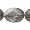 Picasso marble 1pkg1, puffed oval bead natural, 15 inch 30x22mm-30x24mm image number 0
