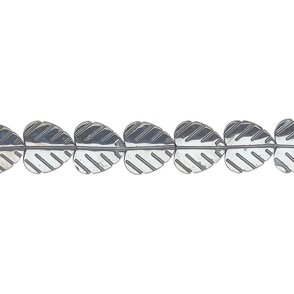 Bead, Hemalyke™ (manmade), 8mm leaf. Sold per 16-inch strand. image number 0