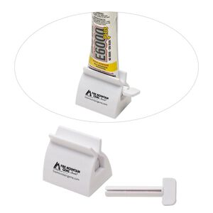 Tube squeezer, Fire Mountain Gems and Beads©, ABS plastic and rubber, white and black, 2-1/2x2 inches. Sold individually.