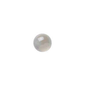 Silver moonstone 1pkg10, hand-cut calibrated round cab natural 8mm