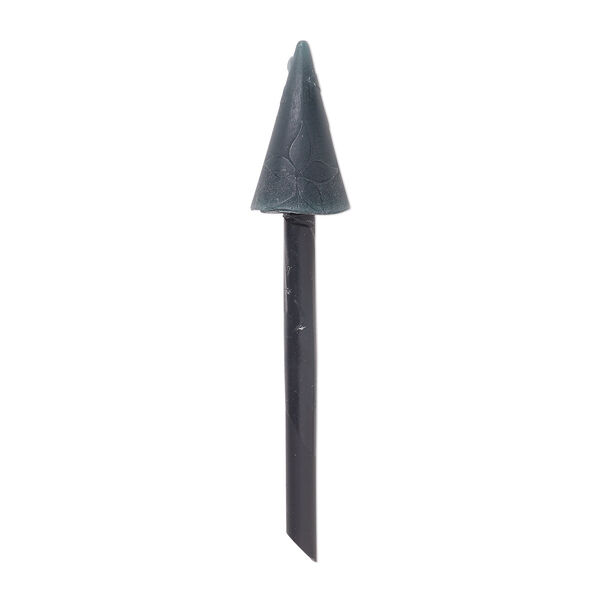 Replacement embellishment positioner tip, Crystal Katana, plastic and wax, black, 2-3/4 x 1/2 inches with 23x12mm tip. Sold individually. image number 0