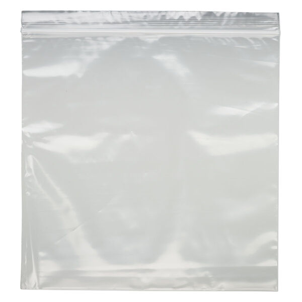 Bag, Tite-Lip™, plastic, clear, 8x8-inch top zip. Sold per pkg of 100. image number 1