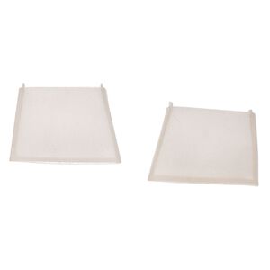 Replacement running pliers tips, rubber, clear. Sold per 2-piece set.