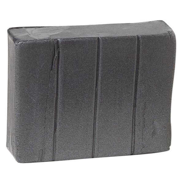 Polymer clay, Sculpey® PREMO, graphite pearl. Sold per 2-ounce bar. image number 0