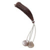 Coffee moonstone 1pkg2, hand-cut top-drilled puffed teardrop bead natural B grade, 14x14mm image number 1