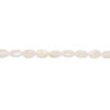 Rose quartz 1pkg1, faceted puffed oval bead natural, 15 inch 21x14mm image number 1