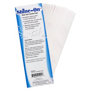 Anti-tarnish strips, Shine-On™, pkg/10,  7x2 inches.
