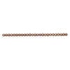 Freshwater pearl 1pkg1, faceted semi-round, 15.5-16 inch copper 9-11mm cultured image number 1