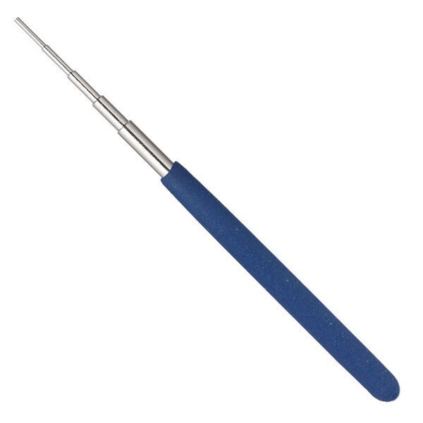 Jump ring mandrel, steel, 5-1/2 inches with 1.5mm / 2mm / 3mm / 4mm / 5mm tip widths. Sold individually. image number 0