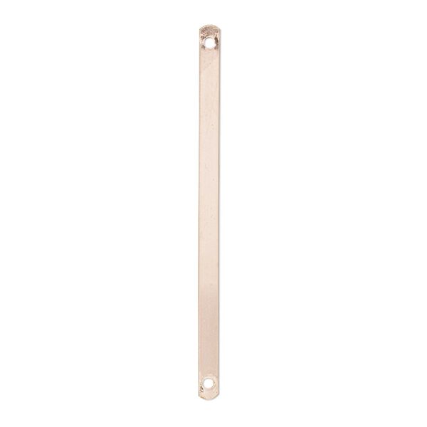 Focal, 14Kt rose gold-filled, 38x2mm bar with 2 loops. Sold per pkg of 2. image number 0