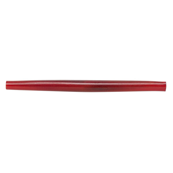 Bead, horn (dyed), red, 89x6mm-89x8mm hand-cut hairpipe, Mohs hardness 2-1/2. Sold per pkg of 12. image number 0