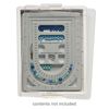 Organizer, Bead Storage Solutions™ Work In Progress Tray™, plastic / polystyrene / polypropylene, clear / off-white / grey, 13-3/4 x 10-1/2 x 2 inches with 12 x 9 x 3/4 inch bead board. Sold per 4-piece set. image number 0