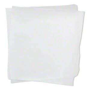 Non-stick sheet, Teflon®, white, 12-inch square. Sold per pkg of 2.