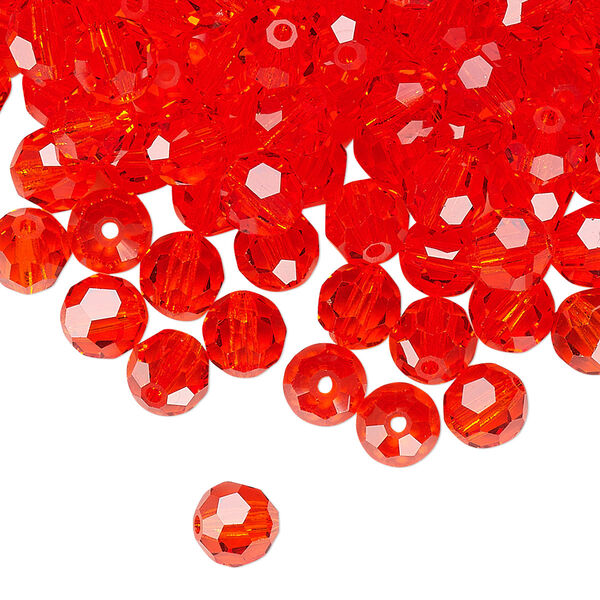 Bead 24pk hyacinth, Preciosa Czech crystal 6mm round image number 0