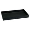 Display tray, paper and fiber board, black, 14-3/4 x 8-1/4 x 1-1/2 inches. Sold individually. image number 0