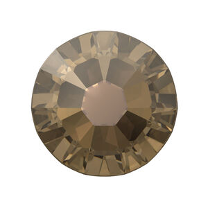 Flat back 1pkg144 crystal bronze foil back, Crystal Passions&reg; 2.1-2.3mm rose round SS7 2058