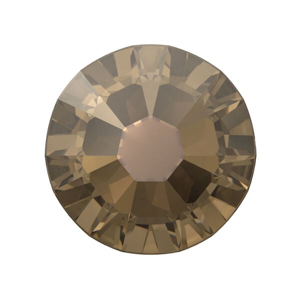 Flat back 1pkg144 crystal bronze foil back, Crystal Passions&reg; 2.1-2.3mm rose round SS7 2058 image number 0