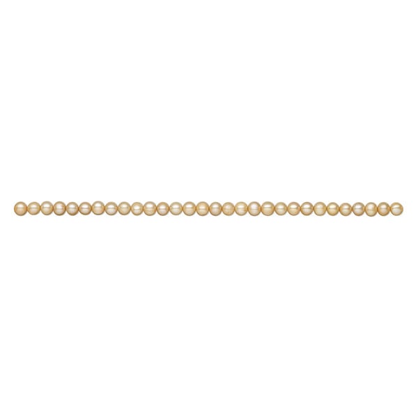 Freshwater pearl 1pkg1, semi-round, 15 inch champagne 7-9mm cultured image number 1