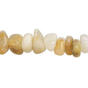 Golden quartz / cream quartz / peach quartz 1pkg1, chip bead natural 15.5-16 inch large