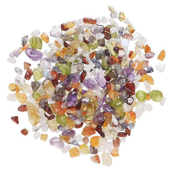 Multi-gemstone 1pkg1, undrilled inlay chip 1 oz mini image number 0