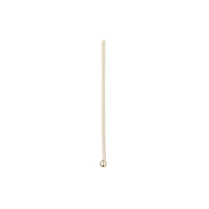 Head pin, 14Kt gold-filled, 1 inch with 1.5mm ball, 22 gauge. Sold per pkg of 4.