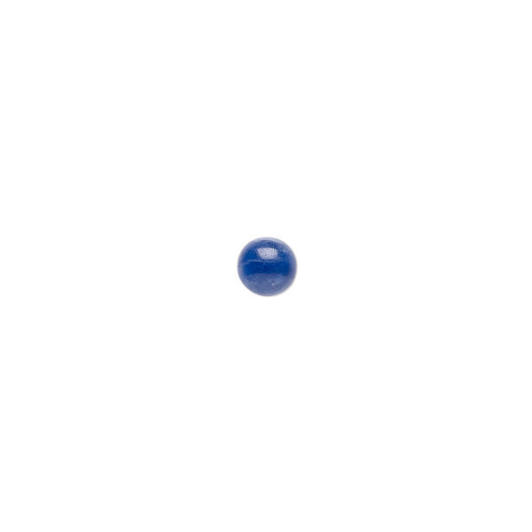 Cabochon, sodalite (natural), medium to dark, 5mm calibrated round, B grade, Mohs hardness 5 to 6. Sold per pkg of 10. image number 0