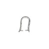 Bail, ice-pick, antiqued sterling silver, 15x8mm fancy shield with leafy vine design, 12mm grip length. Sold individually. image number 1