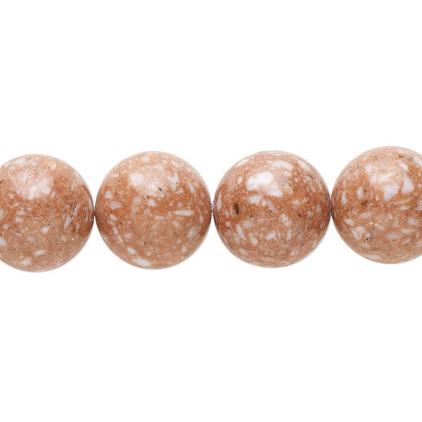 Multi-gemstone / mother-of-pearl shell / resin 1pkg1, round bead 15 inch 11-13mm image number 0