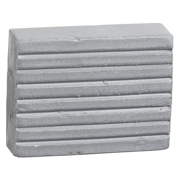 Polymer clay, Kato Polyclay™, metallic silver. Sold per 2-ounce pkg. image number 0