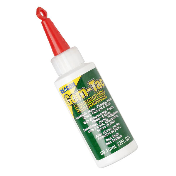 Adhesive, Gem-Tac™, pkg/2-fluid-ounce bottle. image number 0