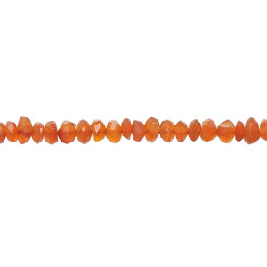 Carnelian 1pkg1, hand-cut tumbled faceted rondelle bead, 13 inch 3x2mm-4x3mm