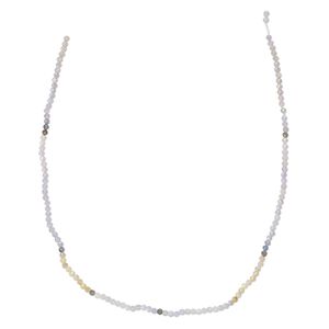 Multi-sapphire 1pkg1, hand-cut faceted round bead 12 inch 2-3mm