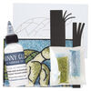 Sabrina Frey Bead Mosaic&trade; Starter Kit, glass / medium-density fiberboard / glue, pkg/1, multicolored, 5x7 inches with "Squirt (sea turtle)" design. image number 1