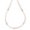 Bead 1pkg1 Peruvian pink opal, 7x4mm hand-cut faceted rondelle B+ grade, 15.5-16 inch natural shaded image number 2
