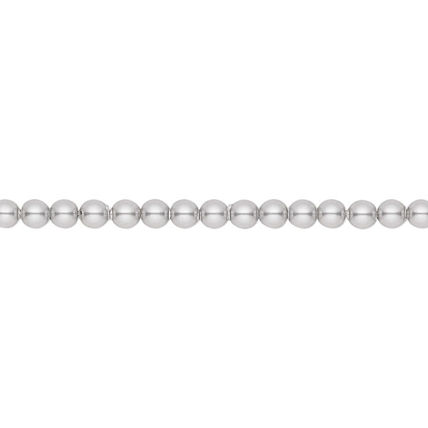 Pearl 1000pk light grey, Swarovski® 3mm round 5810 image number 0