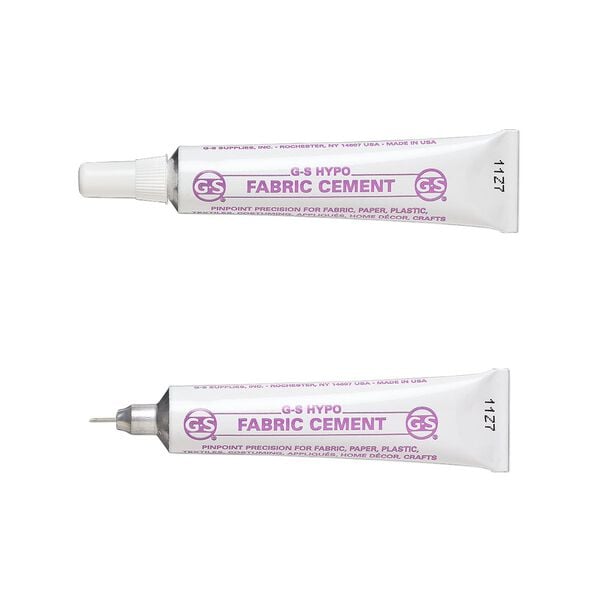 Adhesive, G-S Hypo Fabric Cement®, pkg/1/3-fluid-ounce tube. image number 0