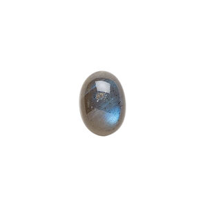 Labradorite 1pkg1, hand-cut calibrated oval cab natural, 14x10mm