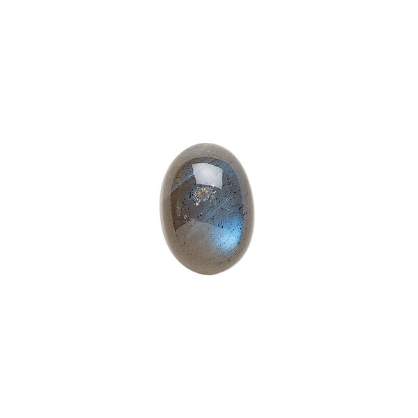 Labradorite 1pkg1, hand-cut calibrated oval cab natural, 14x10mm image number 0