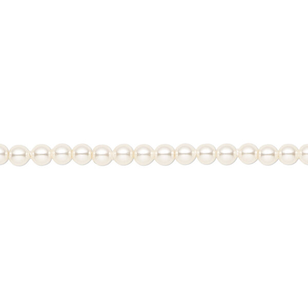 Pearl 1000pk cream, Crystal Passions® 3mm round 5810 image number 0