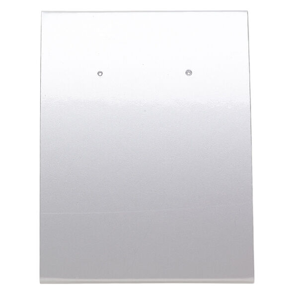 Earring card, adhesive and card stock, silver, 3x2-1/4 inches assembled. Sold per pkg of 100. image number 0