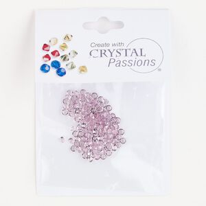 Chaton 144pk light amethyst, Crystal Passions® round PP21 1088