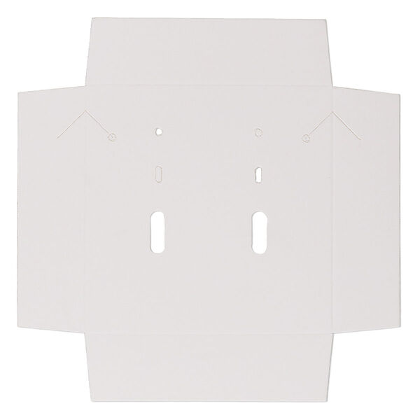 Insert, paper, white, 3-inch square. Sold per pkg of 10. image number 0