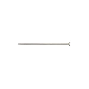 Head pin, stainless steel, 1 inch, 21 gauge. Sold per pkg of 50.