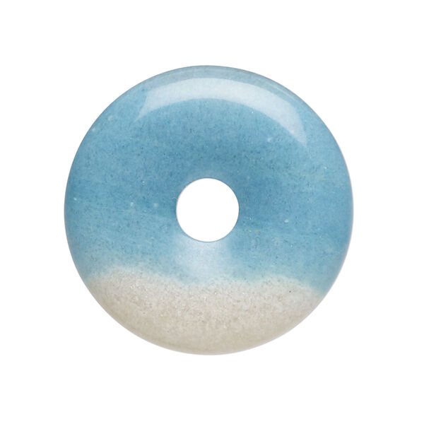Focal, trolleite (natural), 30mm donut, B grade, Mohs hardness 5-1/2 to 8-1/2. Sold individually. image number 0