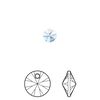 Drop 720pk ice blue, Swarovski® ReCreated™ 6mm pendant mini disk 6428 image number 0