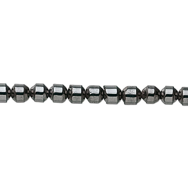 Bead, Hemalyke™ (man-made), 4mm roller. Sold per 15-1/2" to 16" strand. image number 0