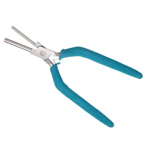 Pliers, Wubbers® Designer Mandrel, pkg/1, medium bail-making, steel and rubber, 6.75 inches.